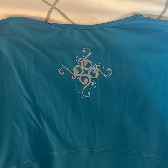 Aspire Light Blue Workout Shirt - Picture 3 of 3